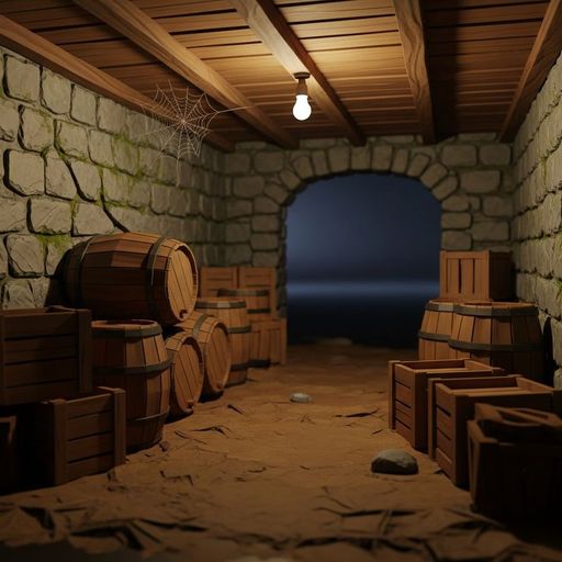Au fond d'une cave