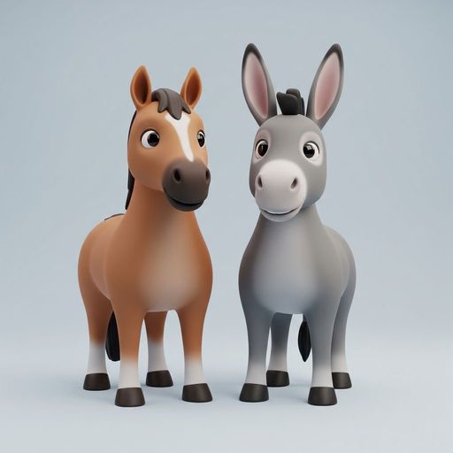 Le Cheval et l'Âne