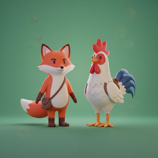 Le Renard et le Coq