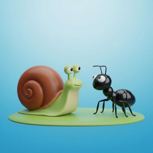 L'Escargot et la Fourmi