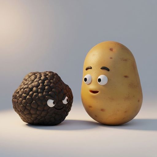 La Truffe et la pomme de terre