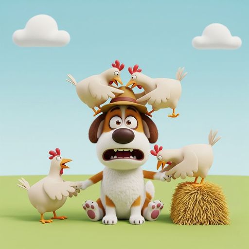 Le Marchand de Volailles et son Chien