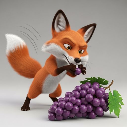 Le Renard et les Raisins